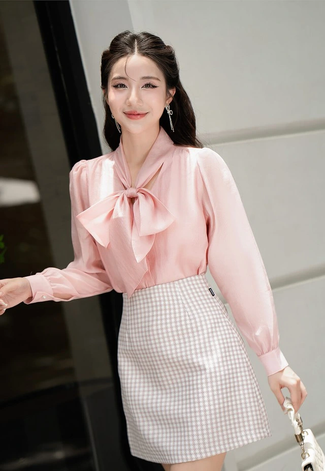 Áo sơ mi thắt nơ điểm nhấn thanh lịch cho nàng công sở-4.webp