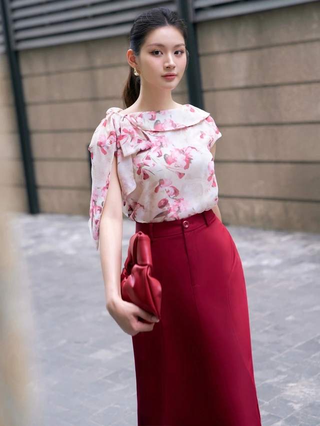 Áo và chân váy tưởng giản đơn mà đẹp bất ngờ-5.webp