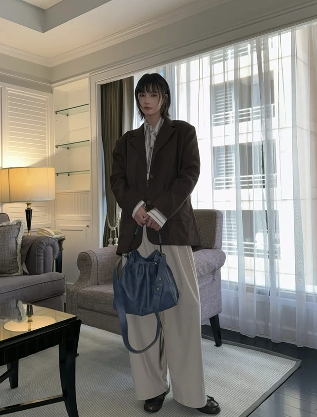 Blazer giúp nàng lịch lãm trong công việc thời thượng khi dạo phố-1.webp