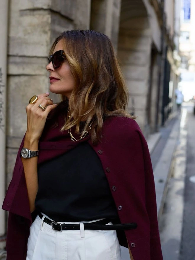 Cardigan áo len thành xu hướng mới cho mùa thu 2025-9.webp