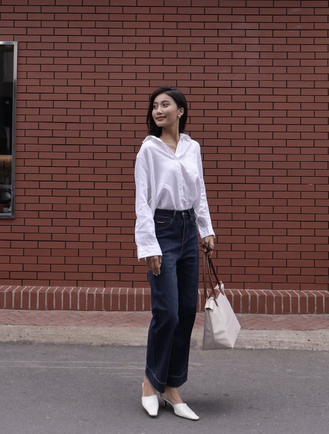 Chuẩn nàng thơ hiện đại nhờ diện áo sơ mi trắng-3.webp