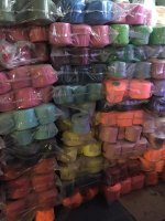 cần thanh lý sợi màu cotton 30/2 số lượng khoảng 7 tấn giá rẻ