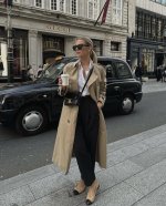 Vẻ đẹp “không tuổi” của trench coat dáng dài cổ điển