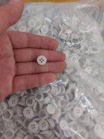 Sale nút áo sơ mi 1cm của công ty xuất dư