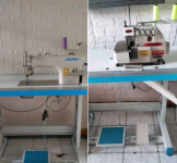 🌱_ mình pas lại dàn máy may điện tử & vắt sổ điện tử mới 90% lại mối cắt chỉ tự động chạy êm ru tiết kiệm điện, chỉ đẹp ko kén vải