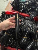 Khoá túi nhôm đen 20-21-22cm