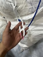 Dây luồn trắng dài 1m25-1m35