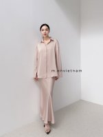 tìm xưởng ở Thủ Đức may sơmi lụa và chân váy lụa, hàng thường xuyên ạh.