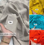 Đũi nhăn chính phẩm mềm giãn suôn rủ