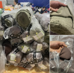 khoảng 1 tấn nỉ nguyên cây 2 màu hàng tại mb