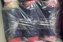 E còn 10kg tơ xanh than 150D vắt sổ hàng công ty