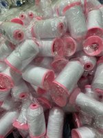 Chỉ may trắng sợi nhỏ 60/3 hàng nguyên cty dư