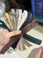 Khoá quần đủ mau 18 cm hàng đẹp đanh