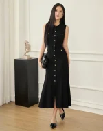 Váy midi tuy giản đơn nhưng lại đẹp quá xuất sắc