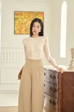 Quần ống rộng vừa thoải mái lại thời thượng, 'cân' đẹp mọi vóc dáng