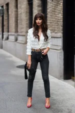 Vì sao skinny jeans đang được các fashionista mang trở lại?