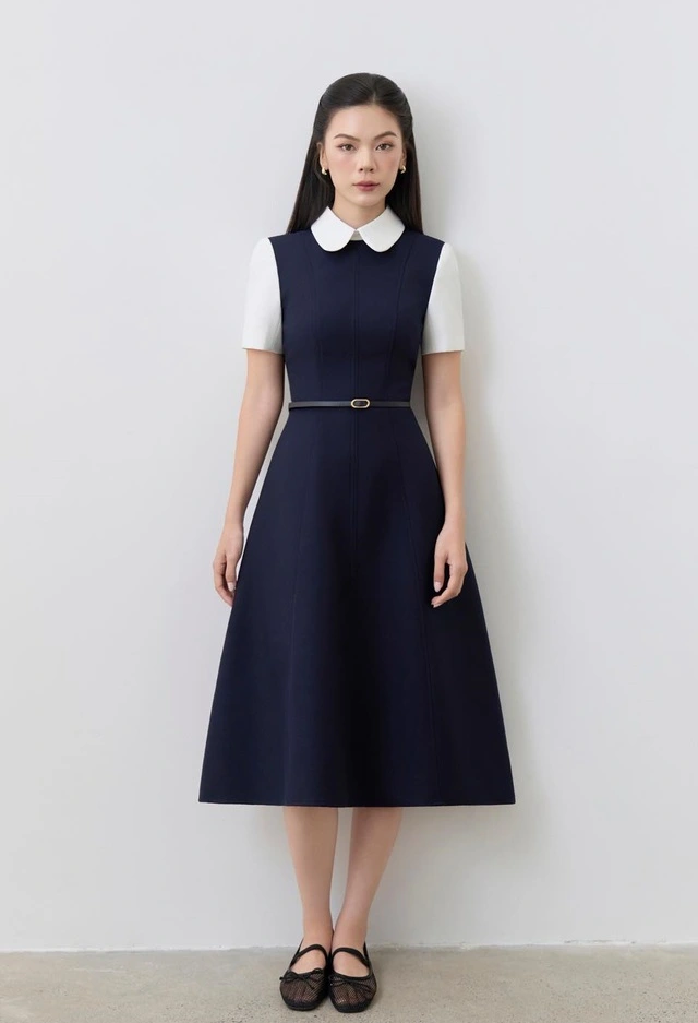 Giấu khuyết điểm tôn dáng chuẩn cùng váy chữ A-7.webp