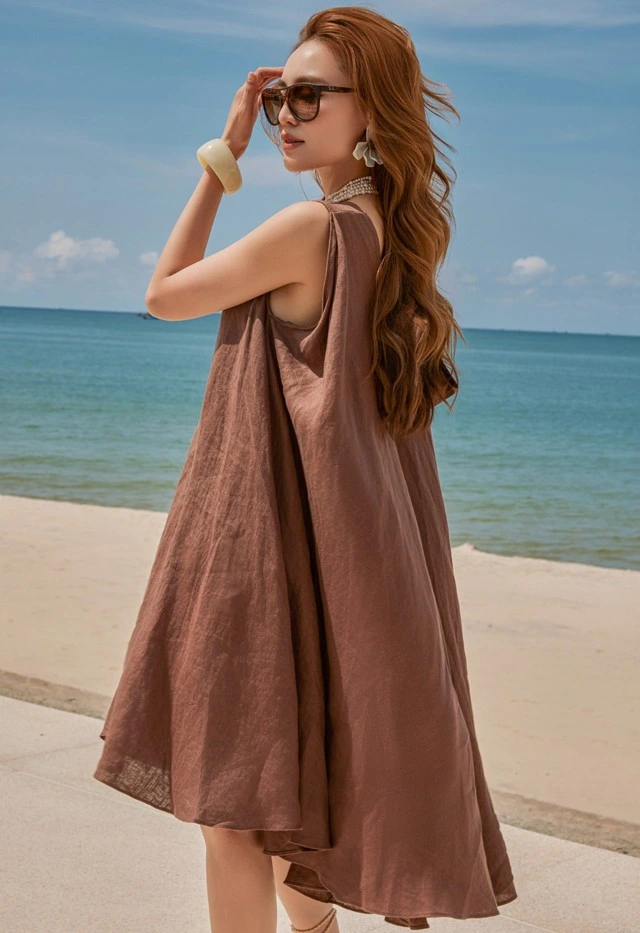 Mặc trang phục từ vải linen để mùa hè thêm tươi mát thanh thoát-2.webp