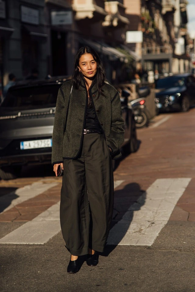 Những trang phục đường phố đẹp nhất từ Tuần lễ thời trang Milan 2026-6.webp