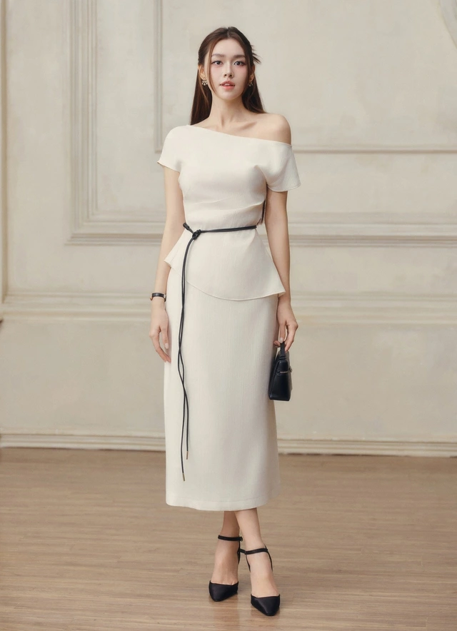 Phá vỡ giới hạn chinh phục mọi phong cách với đầm dự tiệc trắng đen-2.webp