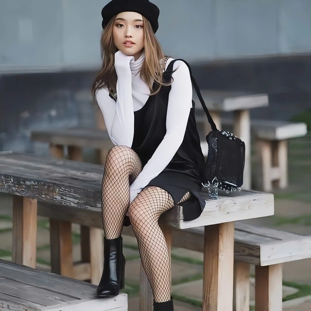 Tất lưới từ nổi loạn trở thành điểm nhấn cho phong cách đỉnh cao-6.webp