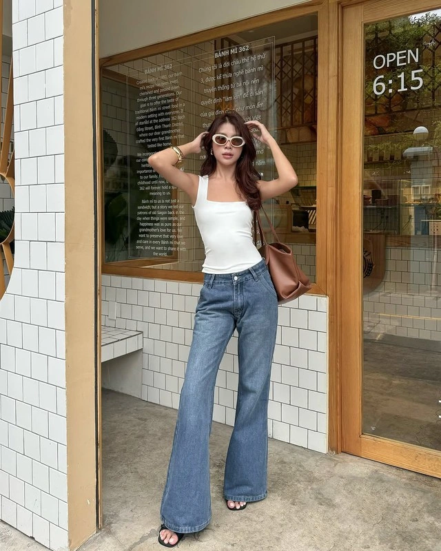 Tôn dáng đầy cá tính với quần ống loe-6.webp